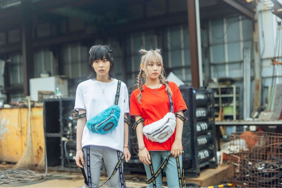 hazama 宣戦布告のウエストポーチ　白