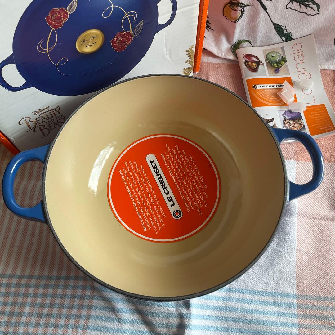 ルクルーゼ マルミット 22㎝ 『美女と野獣』Beauty &The Beast