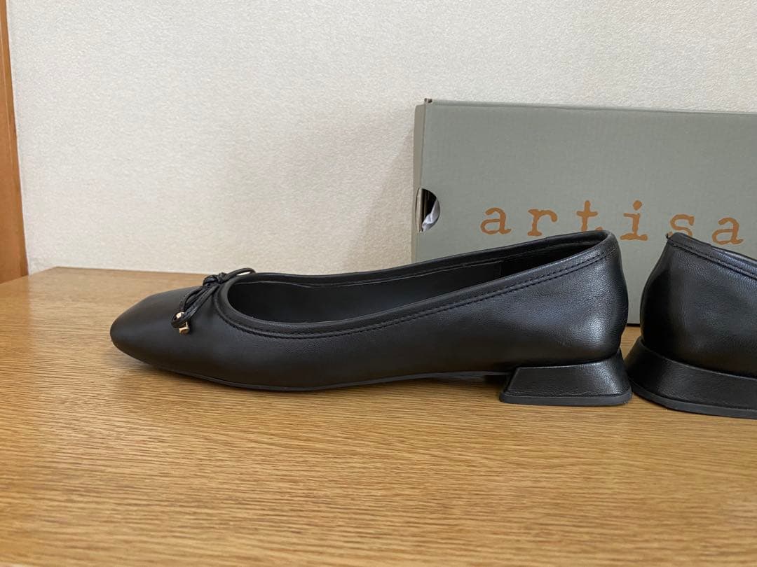 専用❗️☆Clarks(クラークス)☆フラットバレエシューズ黒24cm