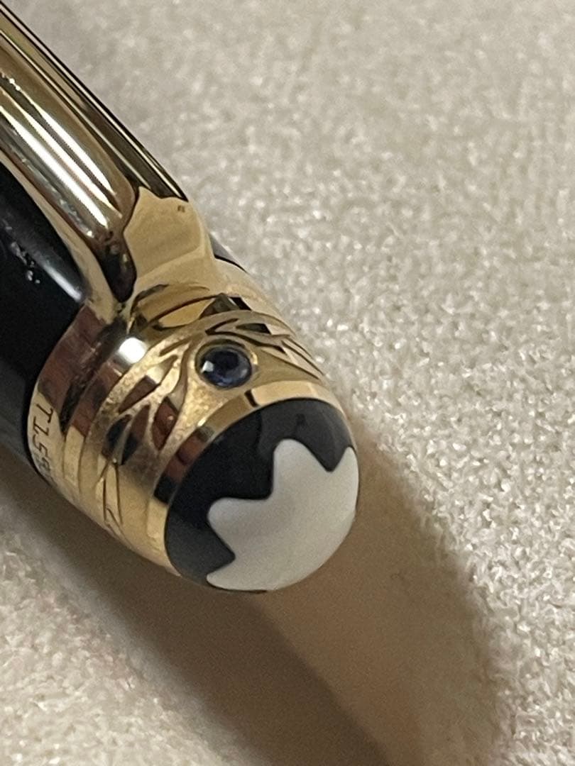 ‼️限定品‼️モンブラン ユニセフボールペン‼️サファイア‼️化粧箱サービスガイド付属