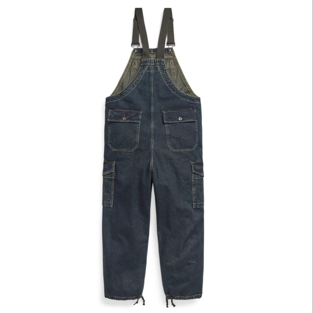 24FW 新品 RRL デニム カーゴ オーバーオール ダブルアールエル L