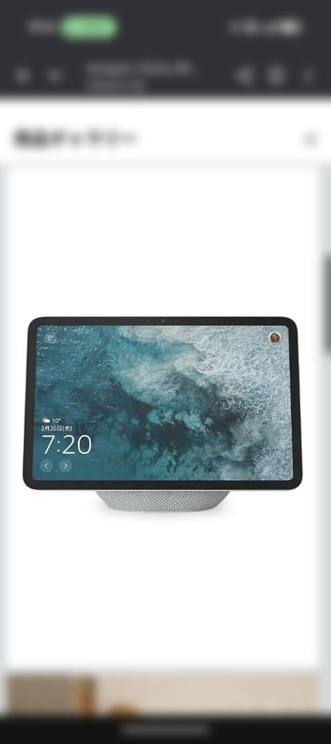 モモックスさん専用EchoShow11 本体グレーシャホワイトスタンド付き