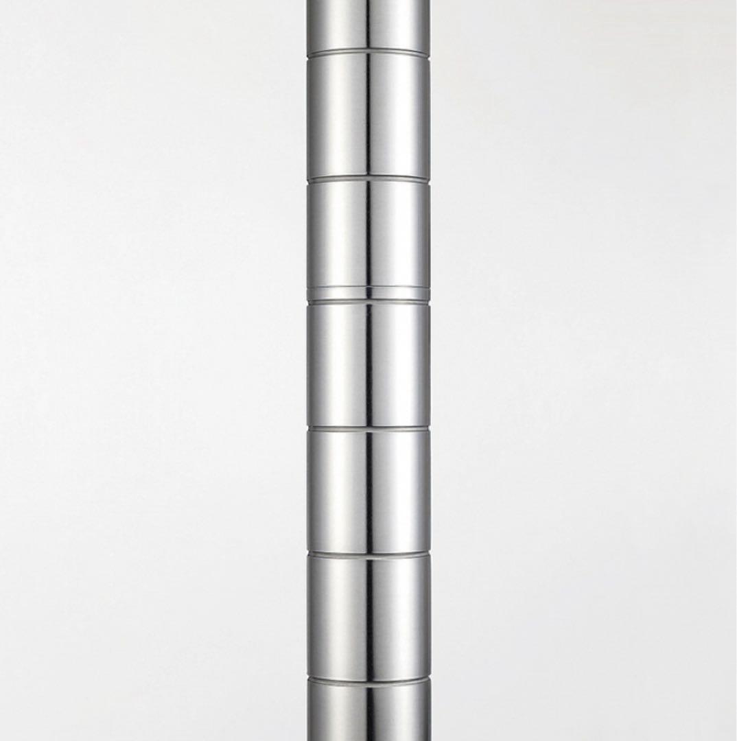 【単品】ホームエレクター ポールのみ 160cm 4本 クローム