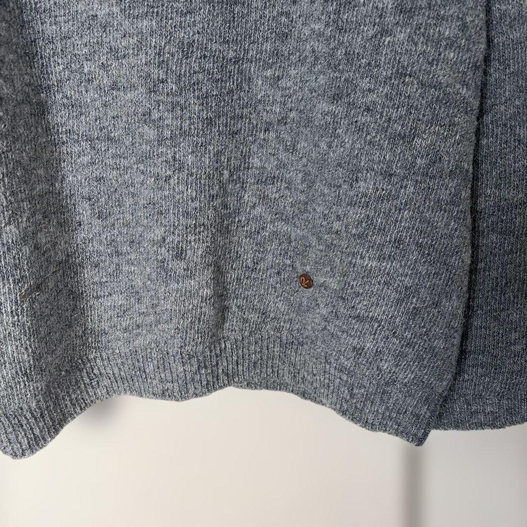 45R☆ シェットランドストレッチニット908カーディガン 2 グレー
