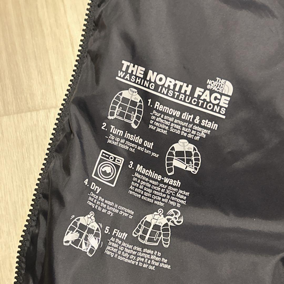 ザノースフェイス　ペイズリー　バンダナ　ヌプシ　黒　ダウン　メンズ　L B-74