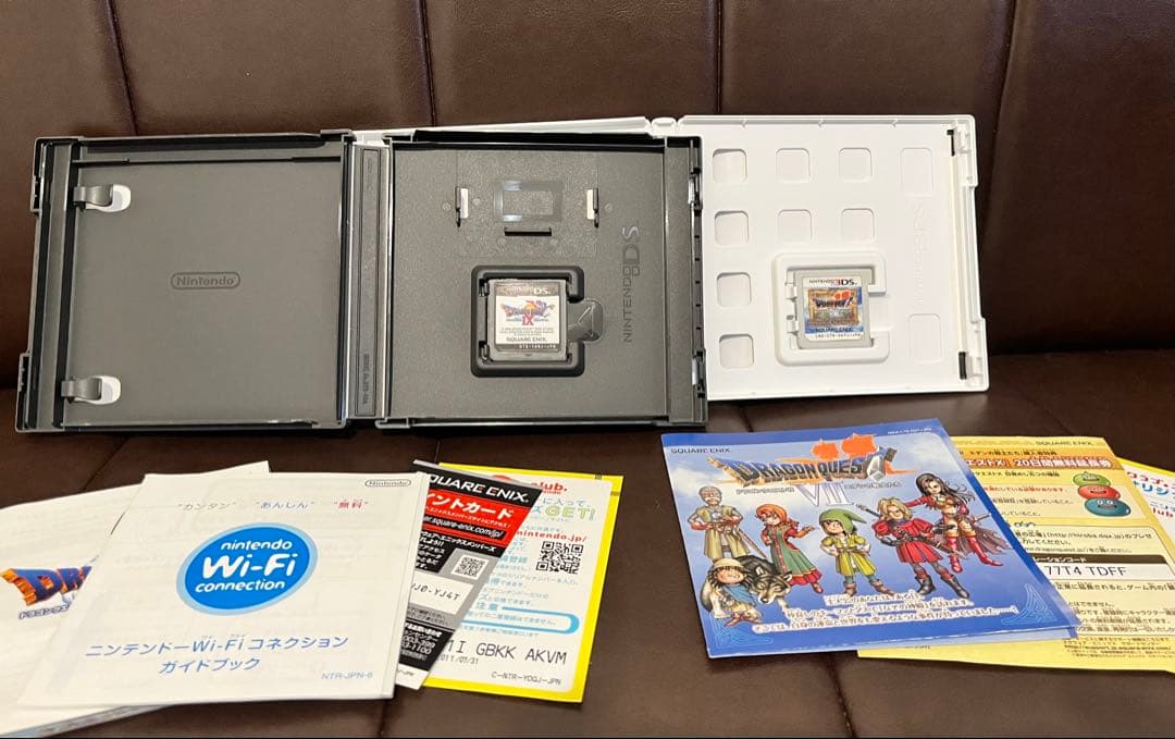3DS DSドラゴンクエストIV VI IX Ⅶ Ⅷ Ⅺ 6本　箱説明書付き