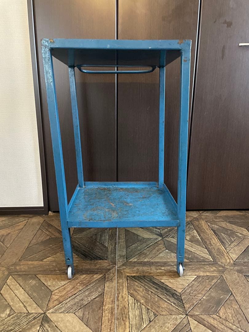 ヴィンテージ 鉄製ワゴン Antiques & Repair eel