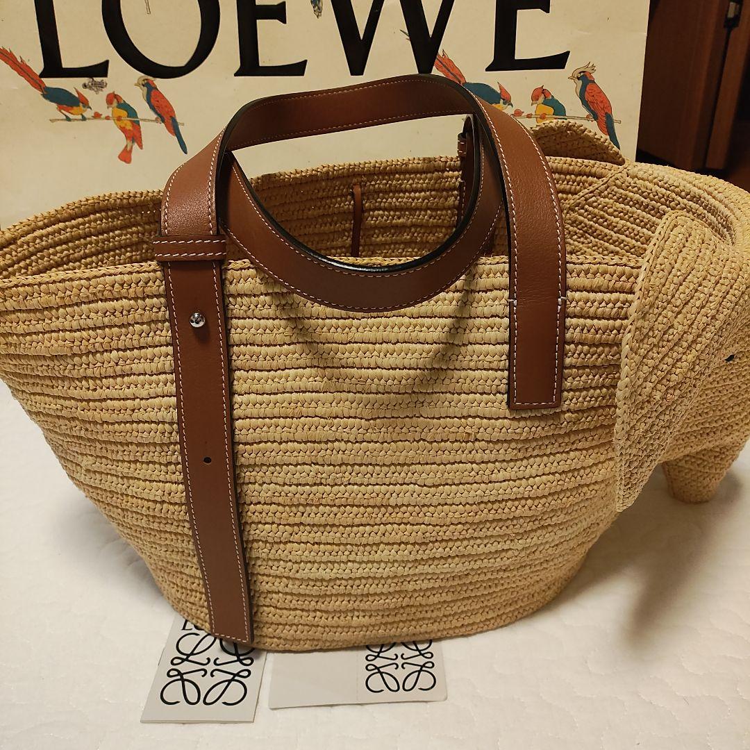 と*ろ様 LOEWE かごバッグ エレファント　購入時の袋付き