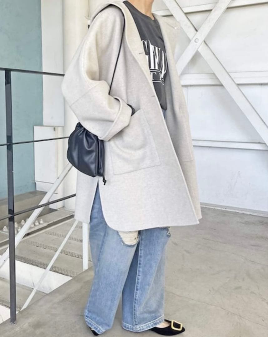 Spick &spanスーパー160sテントラインコート