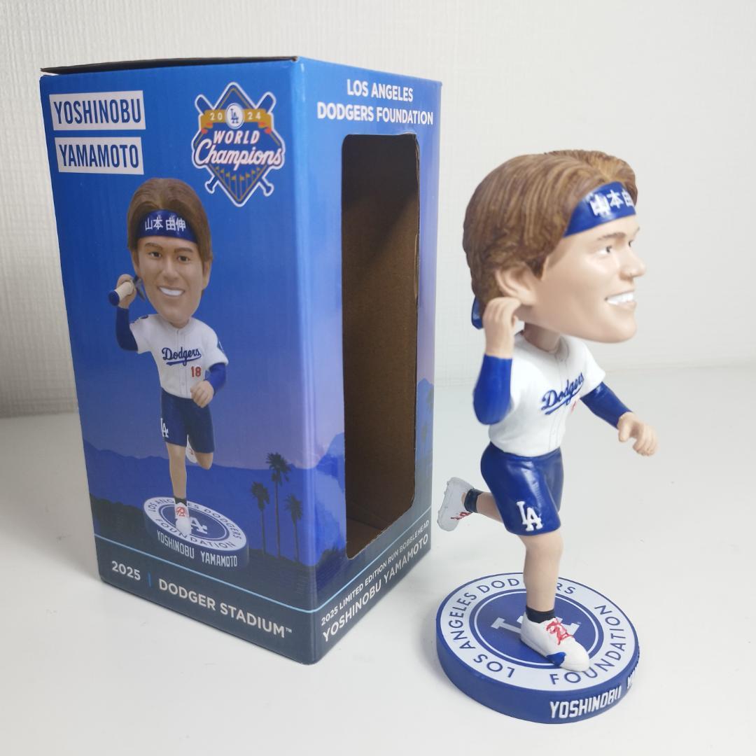 山本由伸 ドジャース サンセットラン ボブルヘッド 美品 2025 ラ IEZ0