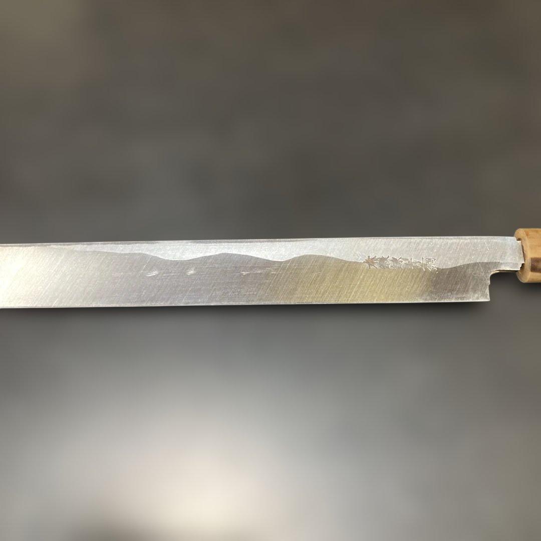 刺身包丁 鋼製 東京すみだ川　蛸引27cm ほぼ未使用　ビンテージ　美品