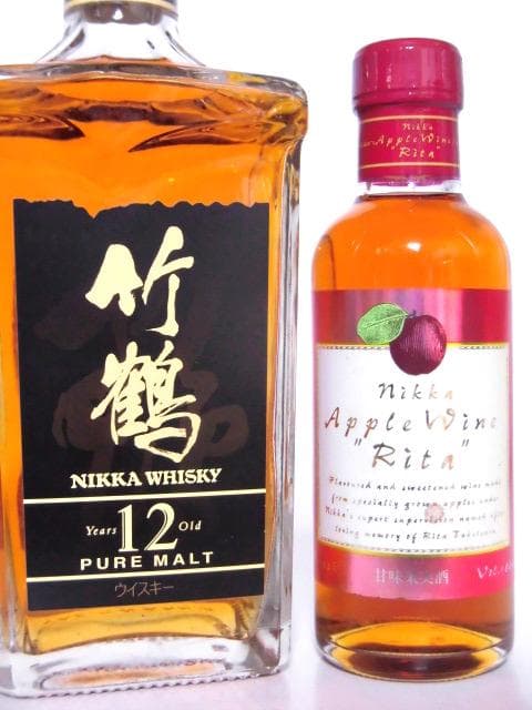 【L2】ニッカ 竹鶴物語 箱付 竹鶴12年 ＆ アップルワイン リタ