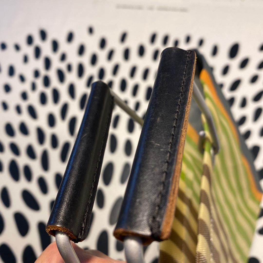 MARNI ストライプエコバッグ マルチカラー