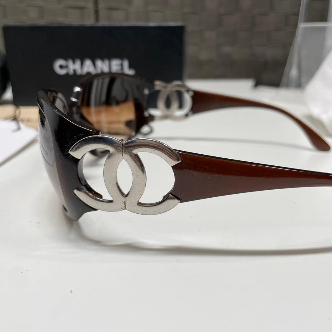 m*k様 CHANEL ブラウン サングラス ケース付き