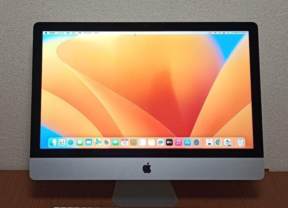 iMac Retina 5K, 27インチ/i9/32GB/SSD1TB