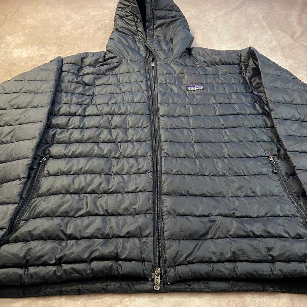 Patagonia ダウンセーターフーディー ブラック XL 2009年製