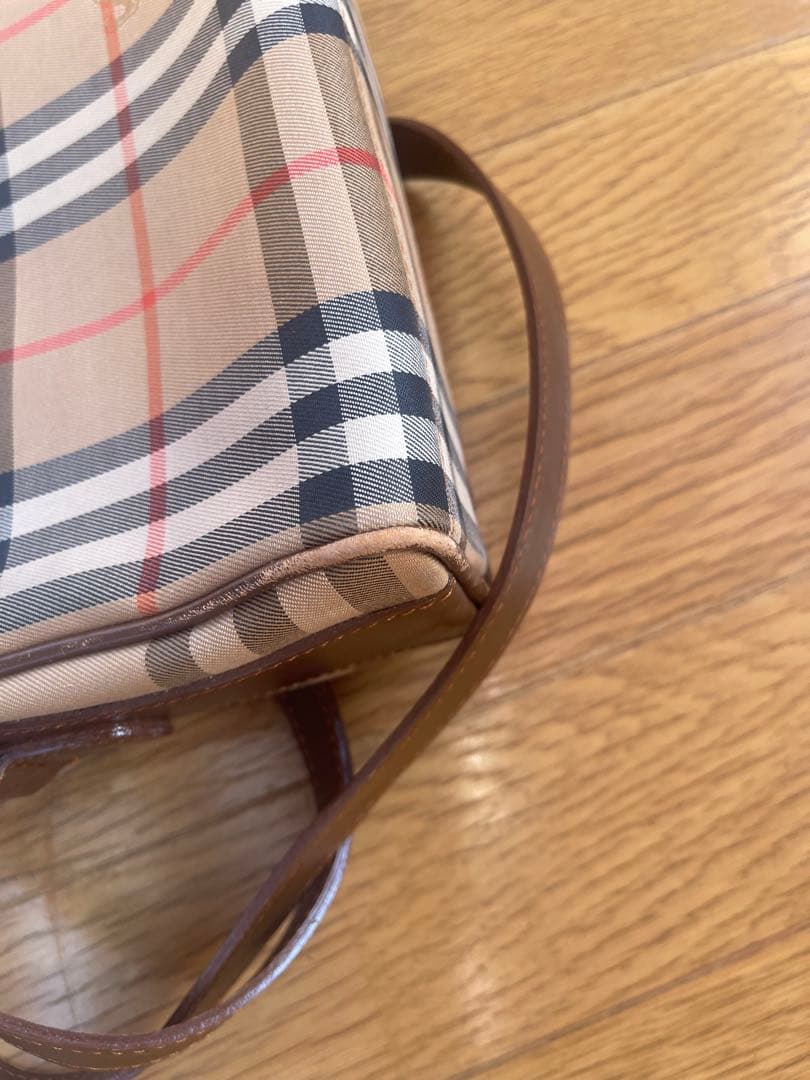 バーバリー ノバチェック ショルダーバッグ ヴィンテージ 正規品