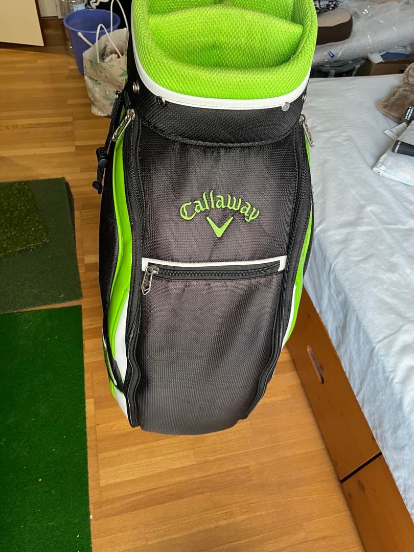 綺麗目　Callaway キャディバッグ ブラック/グリーン