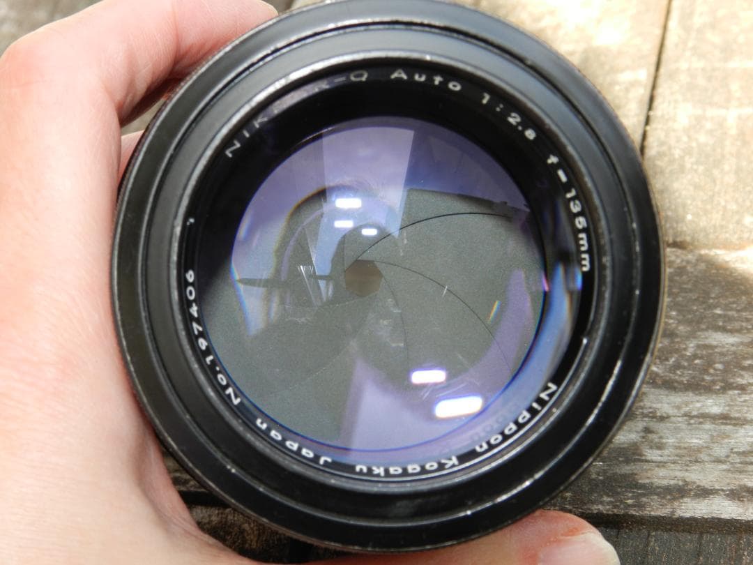 極美品 Nikkor-Q Auto 135mm f/2.8 単焦点レンズ