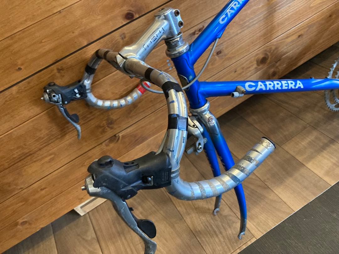 【現状販売！CARRERAフレームetc.】2×9速　クロモリ　700c