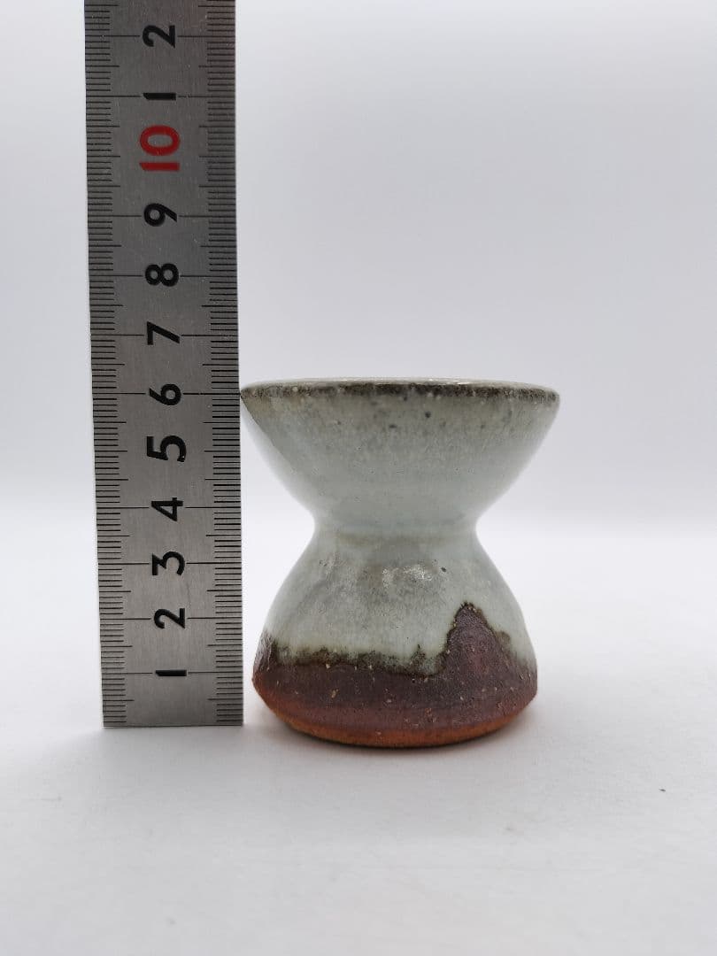 c801【未使用】蓋置 萩 椋原桂俊 木箱 茶道具