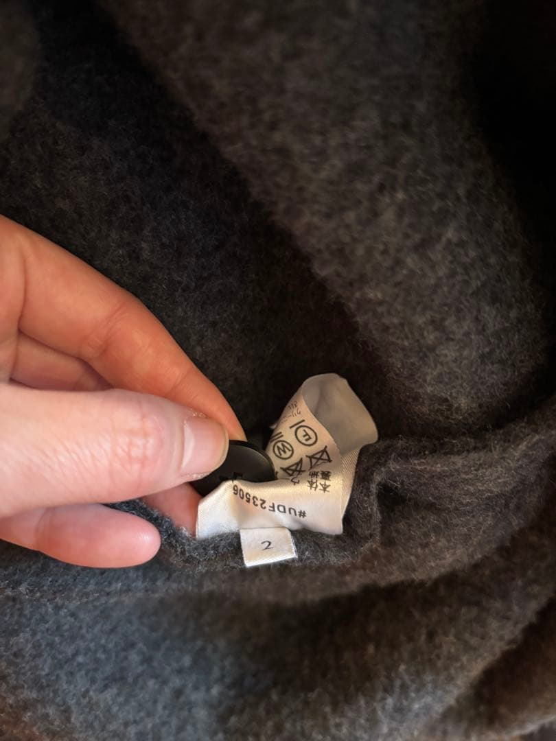 み様undecoratedビームスダッフルコートウール日本製アンデコレイテッド