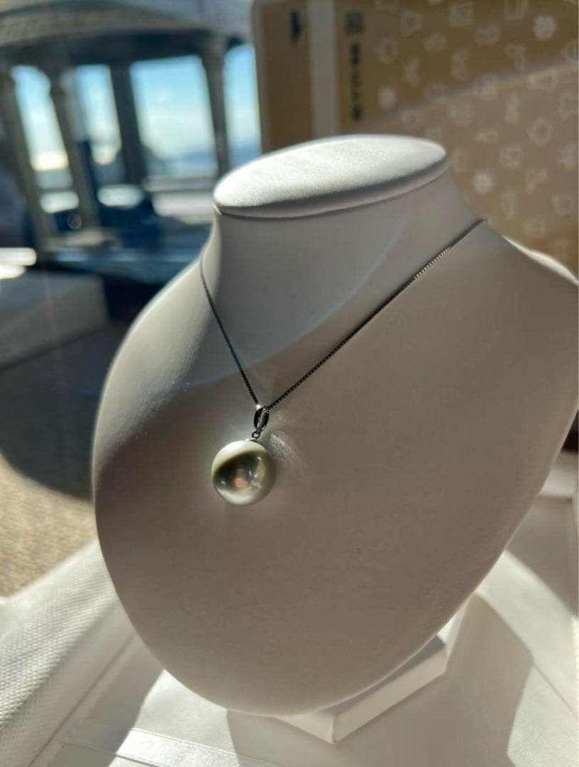 icachan様用！！【至高の特大☆】南洋白蝶真珠　pt850 パール　トップ