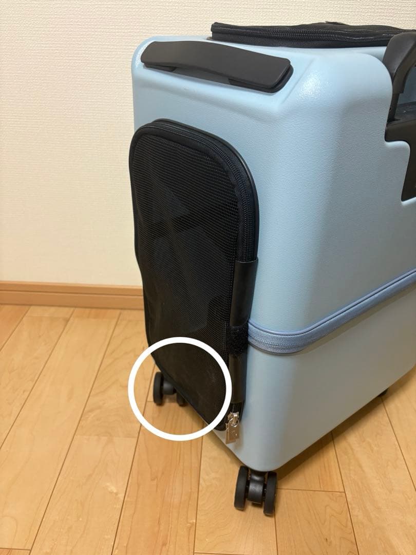 ペットキャリー petico ぺチコ　Mサイズ　水色