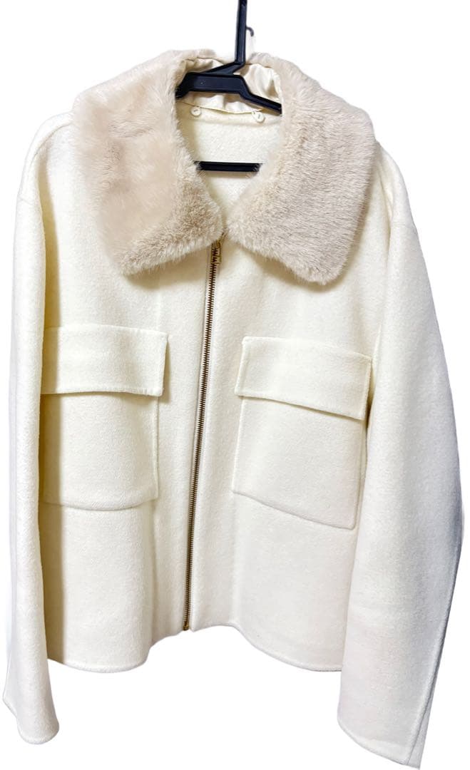 めりファー付きBIGポケットリバーブルゾン