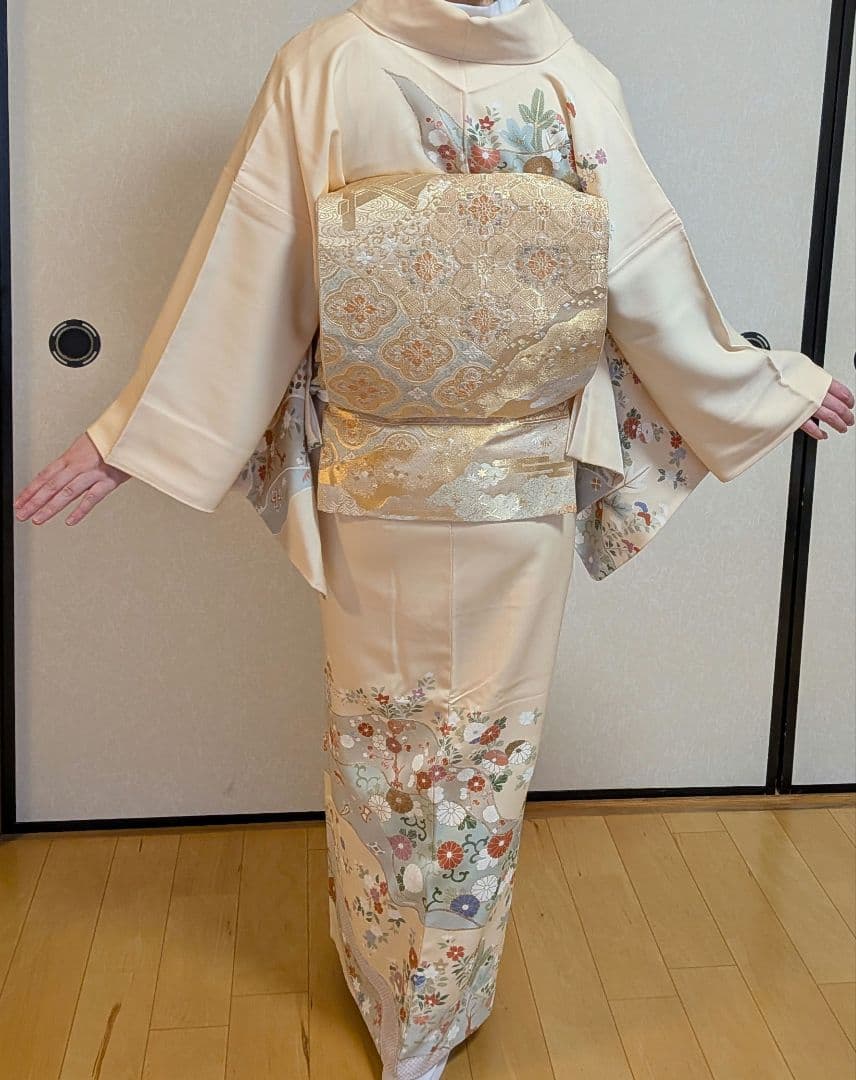 訪問着フルセット　密陀僧色　入学式　七五三　結婚式