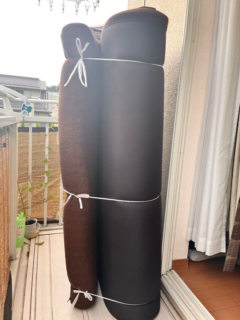 エアーマットレス ブラウンブラック　ダブル