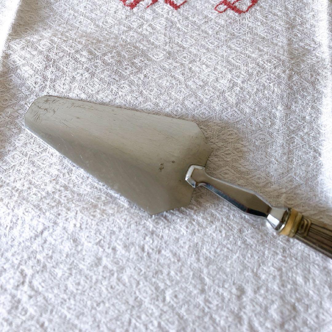 フランスアンティーク　箱入りケーキサーバー　フランスアンティークカトラリー