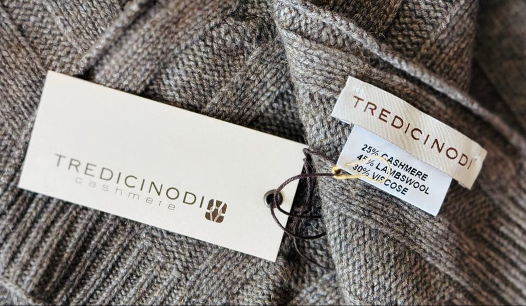 【イタリア輸入品】Tredicinodi カシミヤ 大判ブランケット