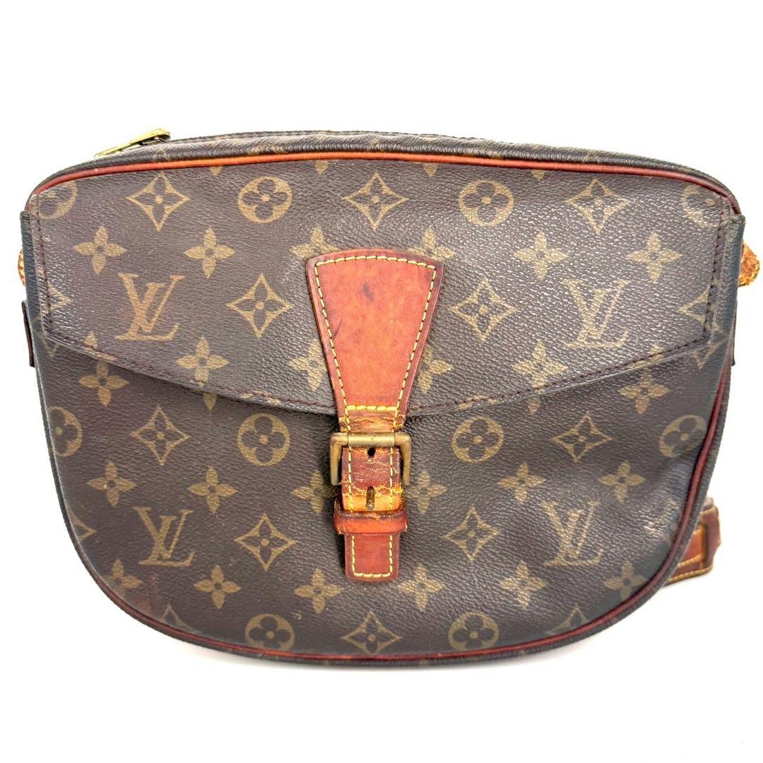 ルイヴィトン ジュヌフィーユGM ショルダーバッグ バッグ PVC レザー