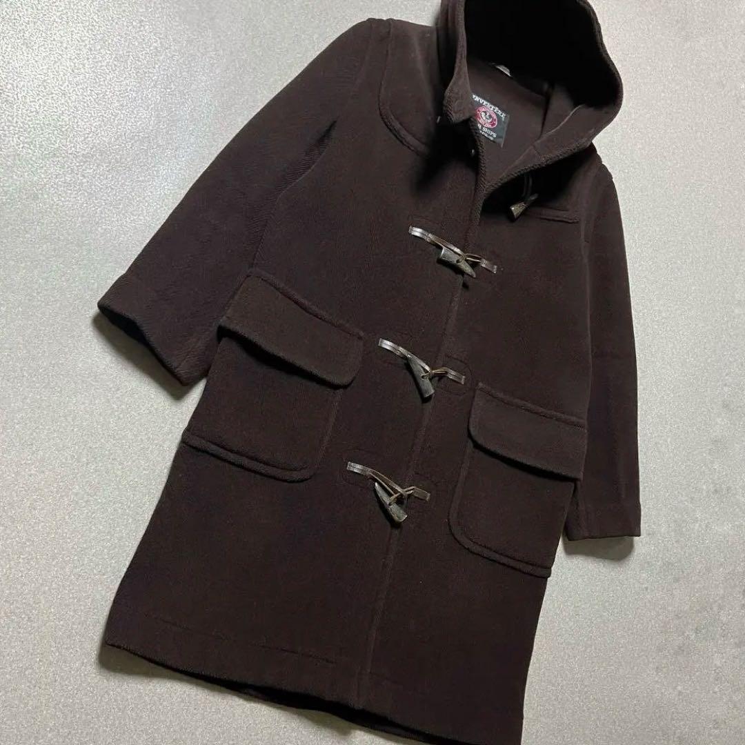 【英国製 インバーティア SHIPS別注】ヘリンボーン ダッフルコート