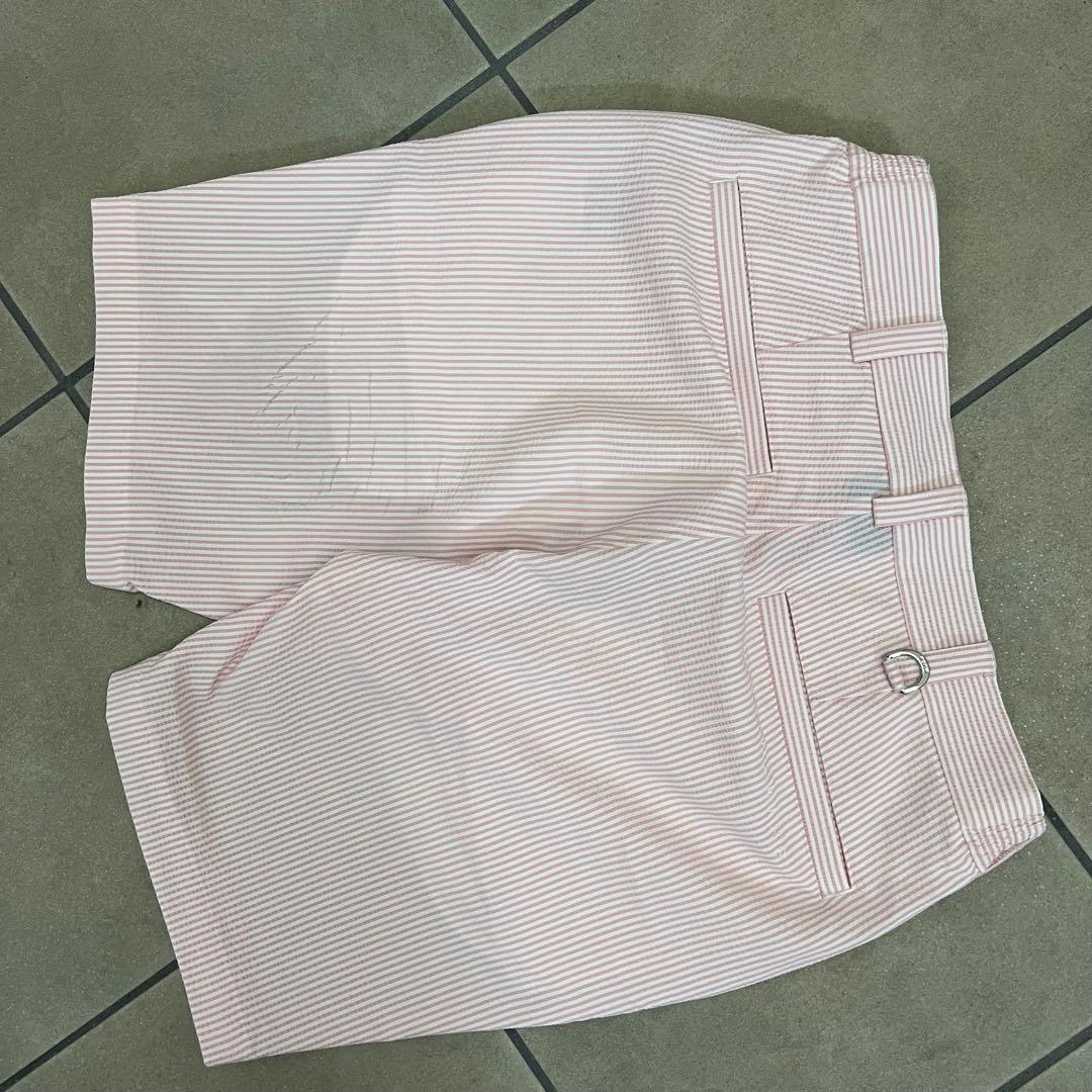 muta MARINE ムータマリン　ストライプ　ショートパンツ　メンズ　ピンク