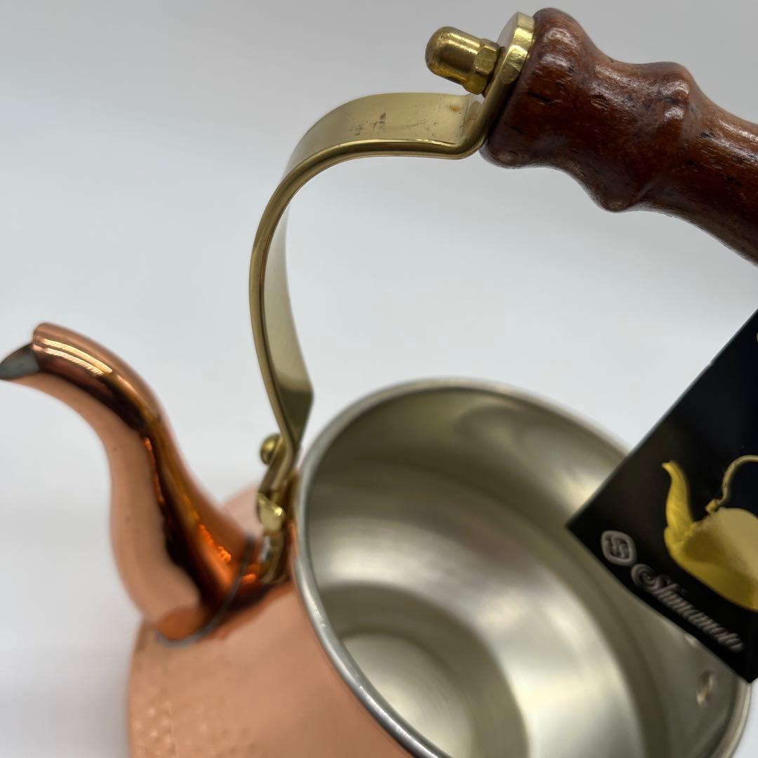 島本製作所 未使用 銅製 コッパーケトル 1.8L 銅製やかん　ヤカン