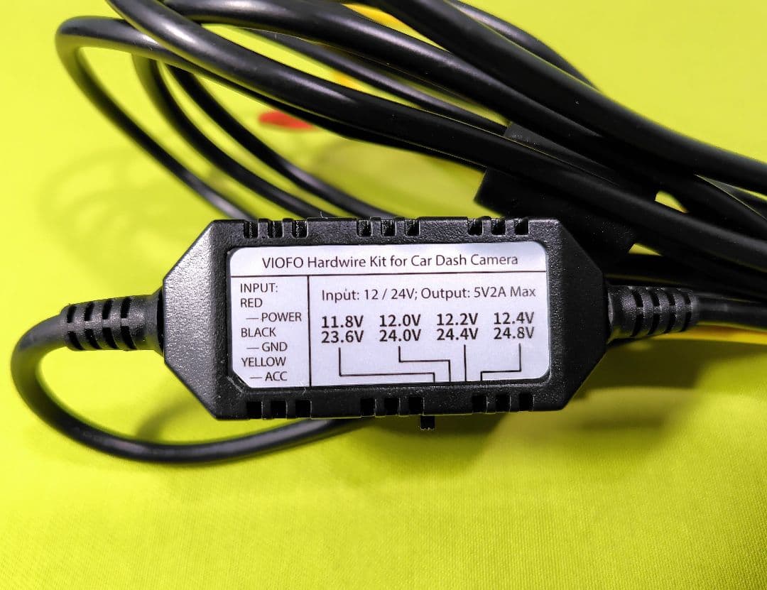 VIOFO A129 Duo ドライブレコーダー駐車監視バッテリーUPS500付