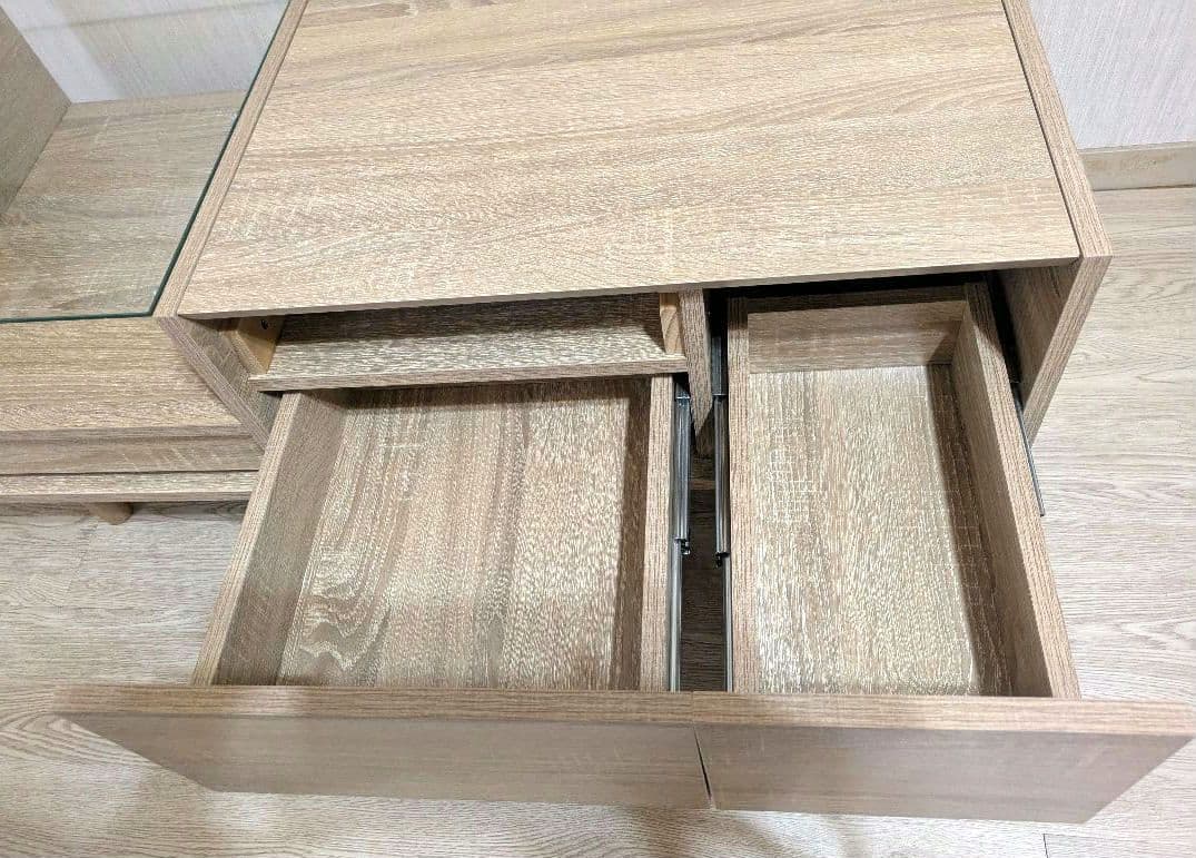 ma　LOWYA ドレッサーローテーブル (たのメル便で設置ラクラク)