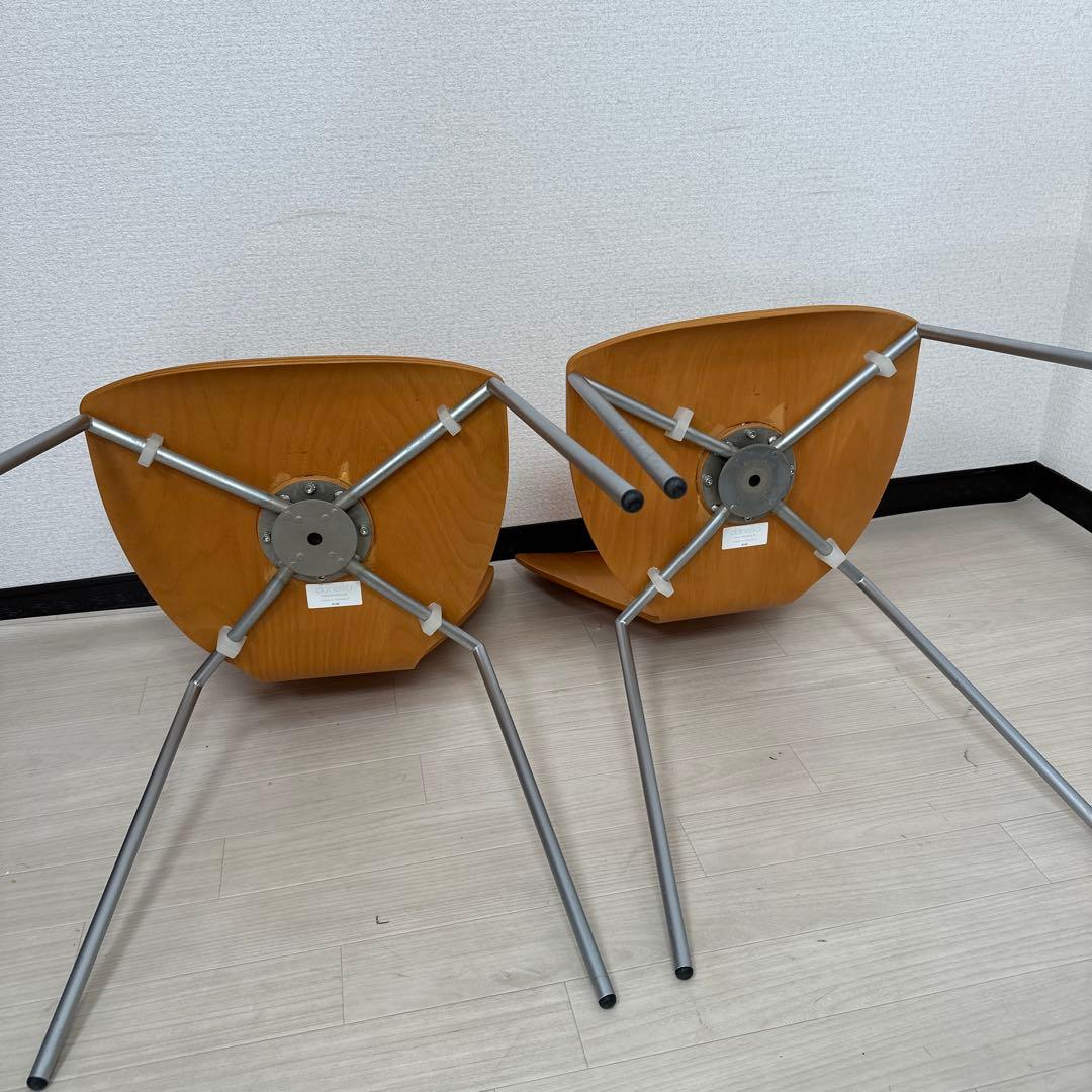 ダネルカ スタッキングチェア ダイニングチェア デンマーク製 4脚セット i1※