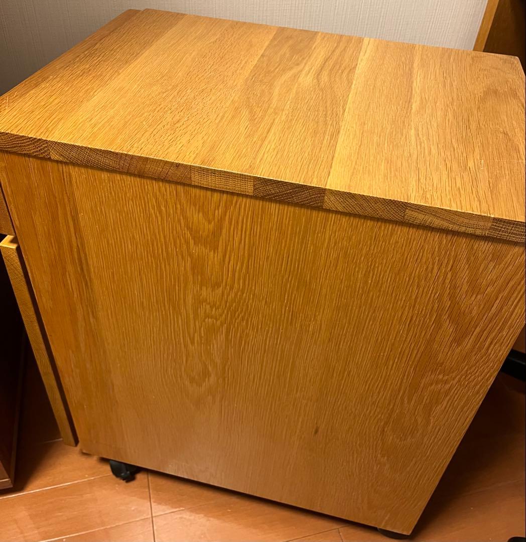 あきち様　エコメルカリMUJI 良品計画 タモ材 木製デスクキャビネット