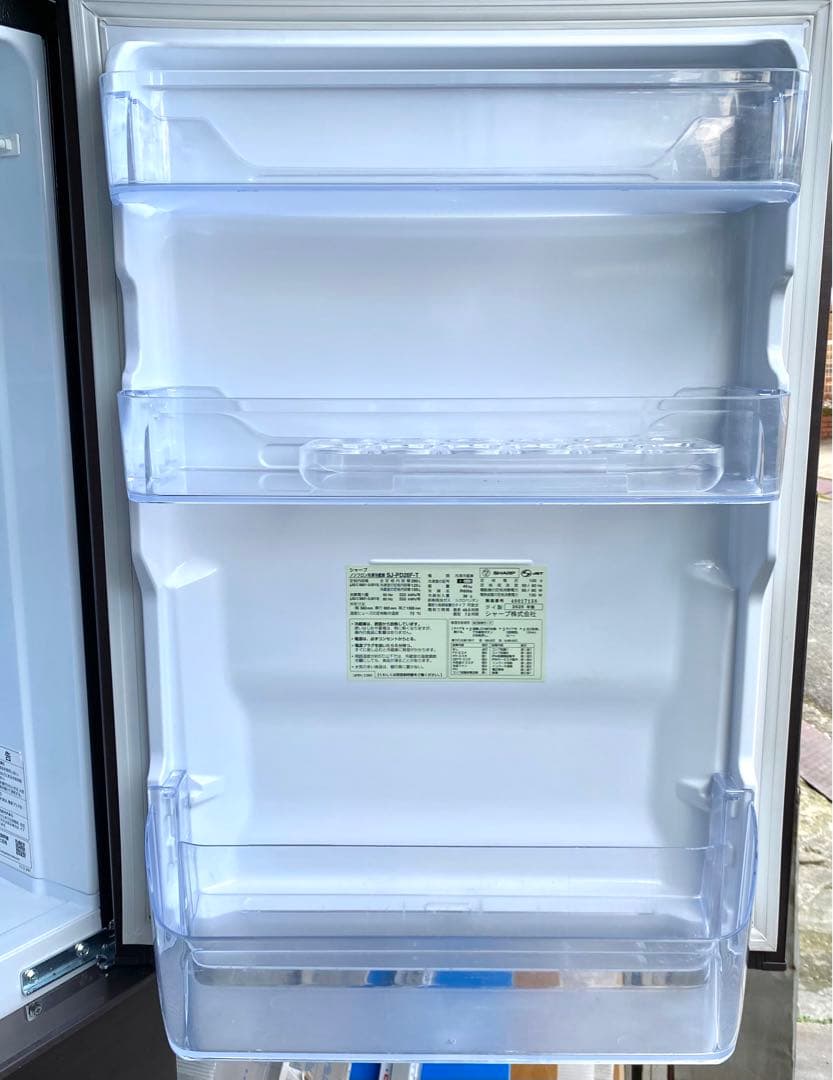 シャープ　ノンフロン冷凍冷蔵庫　SJ-PD28F-T 2020年製　280L