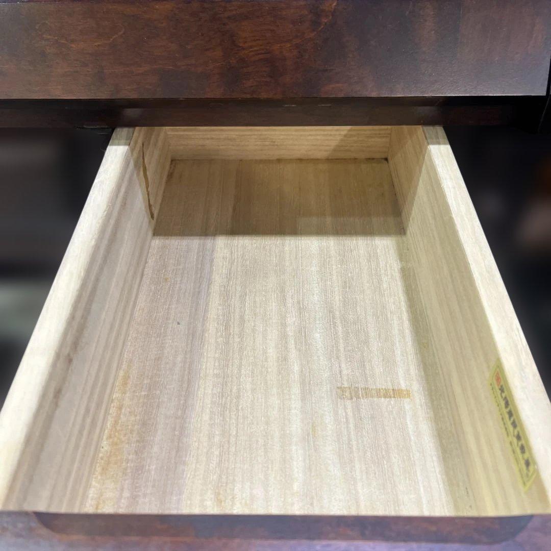 【北海道民芸】片袖ビューロー◇ライティングデスク◇参考価格35万の品