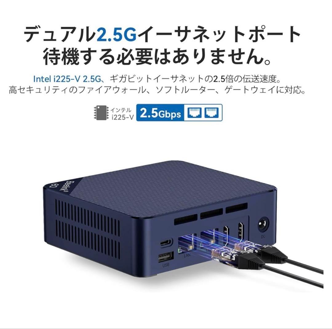 261140 Beelink EQ12 Mini Pc N100プロセッサー