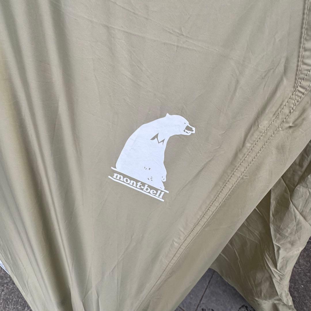 美品モンベル　ムーンライトテント 3型アイボリー純正グランドシート付ゆるキャン△
