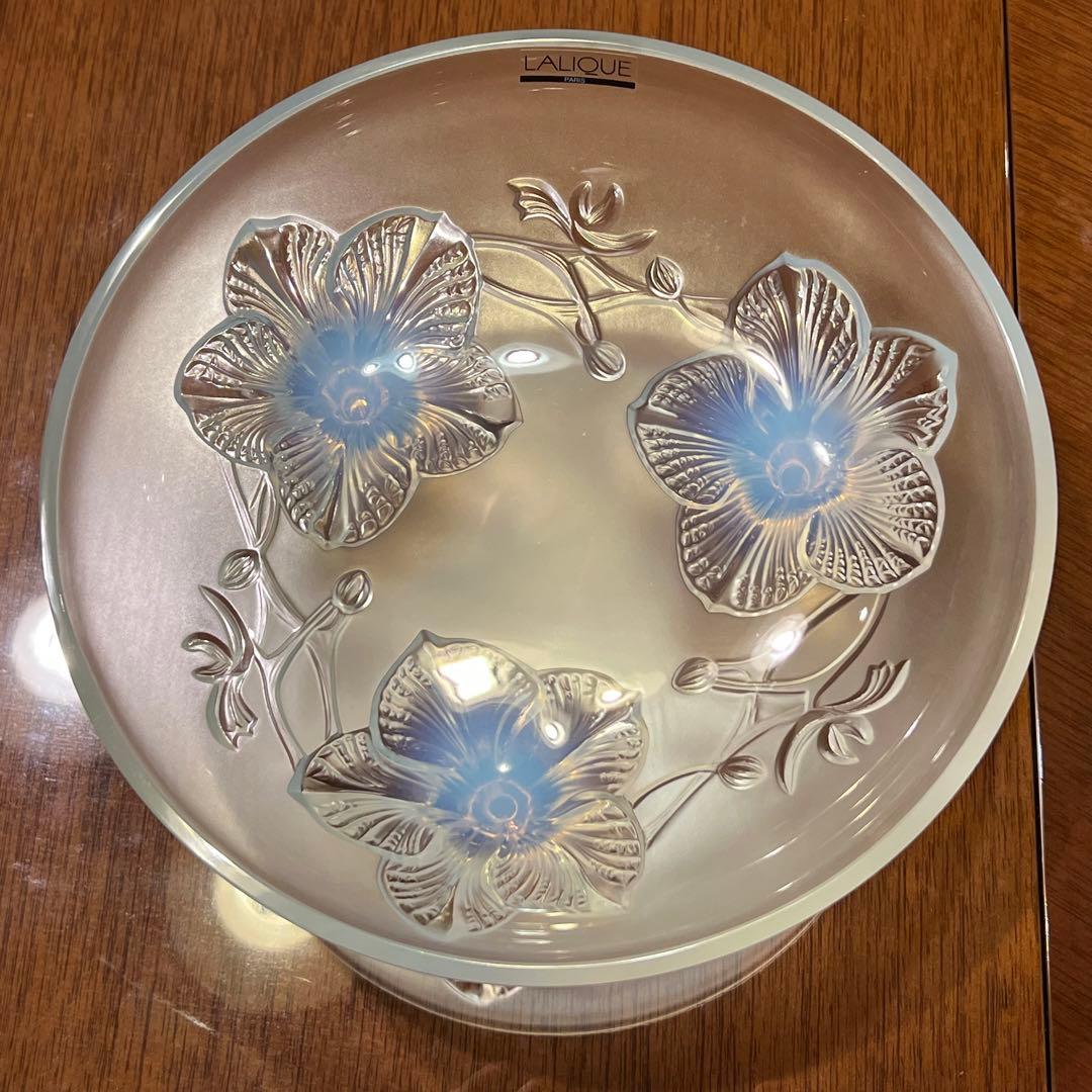 年末大セール【限定300個箱付き】LALIQUE ラリック ボール「オルキデ」