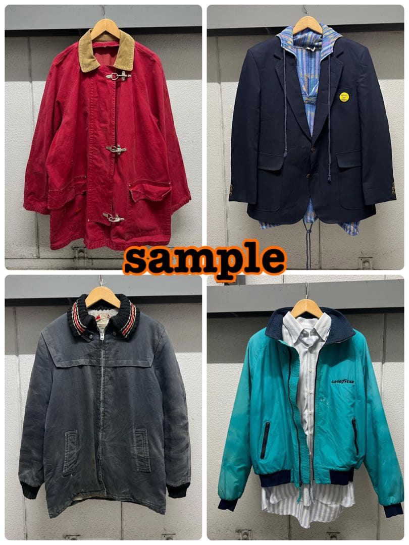 SALE限定5個　古着ベール　ジャケット USED vintage 50kg