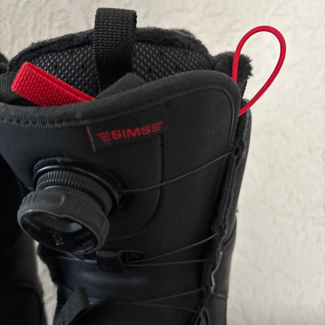 SIMS スノーボードブーツ ブラック BOAフィット24センチ