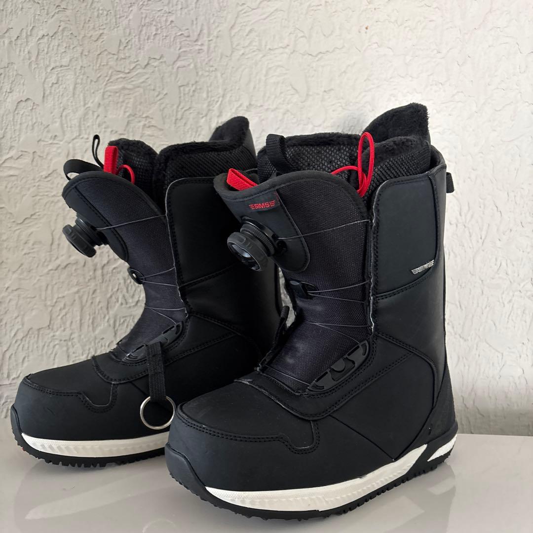 SIMS スノーボードブーツ ブラック BOAフィット24センチ