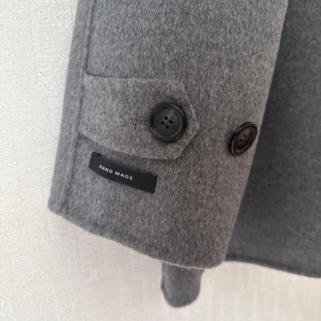 Aライン ウールコート 新品 グレー